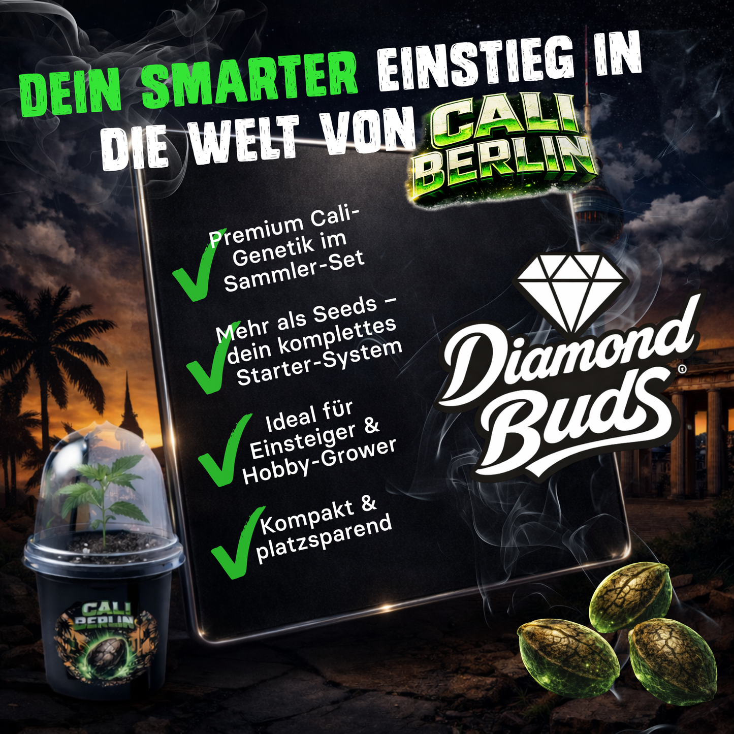 Cali Berlin Premium Grower Starter Set fuer Sammler und Hobby Grower