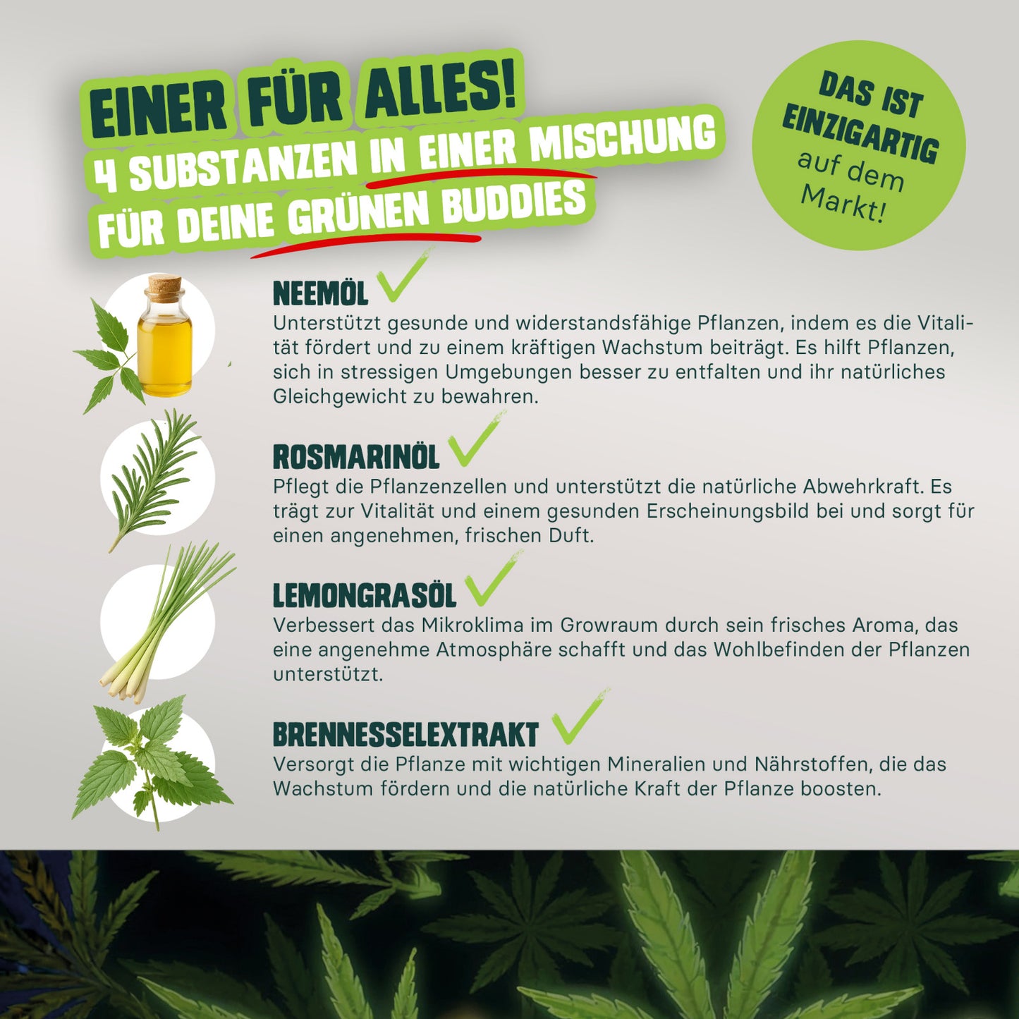 Bio Neemöl Devil® 500ml – Sprühfertige Pflanzenpflege | Extra starke 4-in-1 Mischung aus Neemöl, Rosmarinöl, Lemongrasöl & Brennesselextrakt | Natürlich, biologisch & sanft zur Pflanze